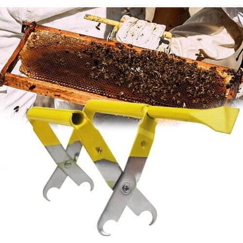 Beekeeping Frame Grip Holder Lift Gripper Tool With Shovel Bee Keeping Equipment Beehive Frame Beekeeper Tools Capture Grip