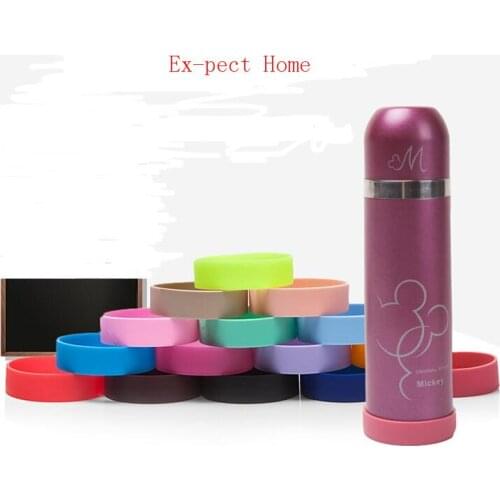 DHL Bottom Protective Cover rubber bottom Sleeve silicone coasters multi color bottle mug cup Mats & Pads