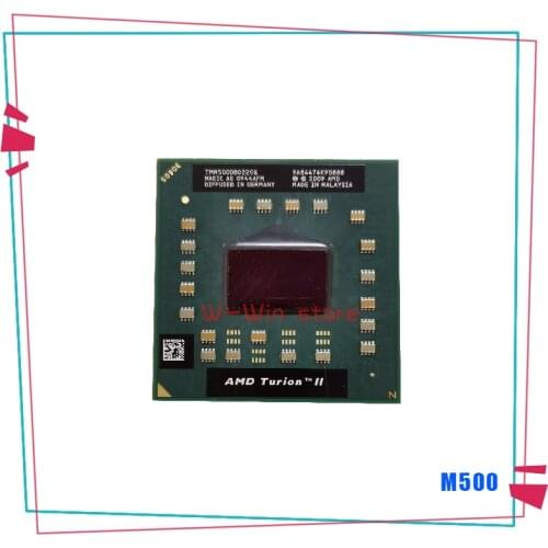 AMD Turion II Dual-Core Mobile M500 2.2 GHz Dual-Core Dual-Thread CPU Processor TMM500DBO22GQ Socket S1