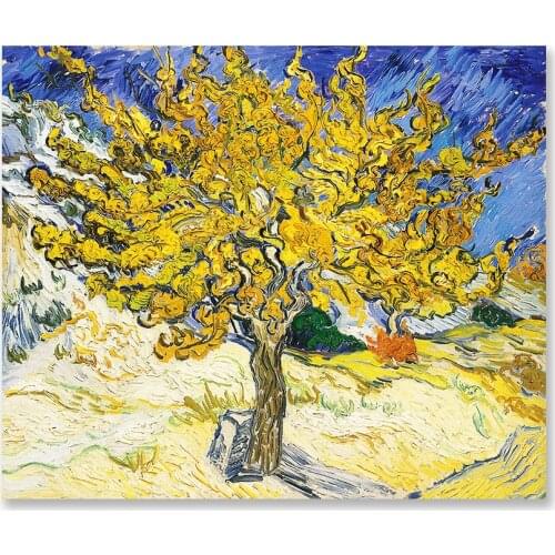 Canvas Painting The Mulberry Tree Cartoon Art Decor Dinosaur Picture Nursery Kids Room Wall Decor Quality Home Decor Poster