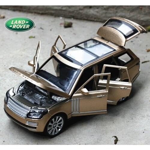 Collectible Cool SUV 1:24 for land Die-cast Car Models toy for Children Van with Sound Light gld1