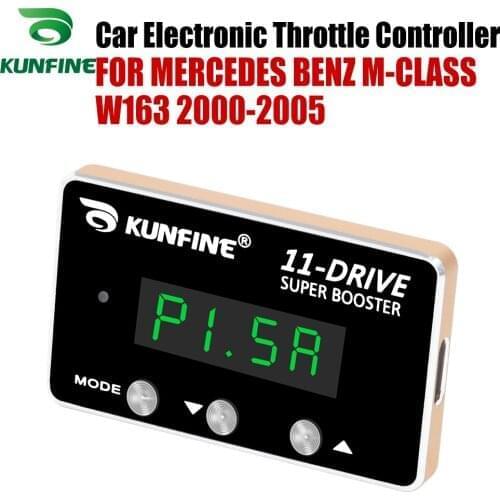KUNFINE Car Electronic Throttle Controller Racing Accelerator Potent Booster For MERCEDES BENZ M-CLASS W163 2000-05 Tuning Parts