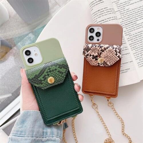 Moskado Fashion Solid Color Card Wallet Lanyard Phone Case For iPhone 11 12 Pro Max X XR XS 7 8 Plus SE 2020 Soft TPU Back Cover