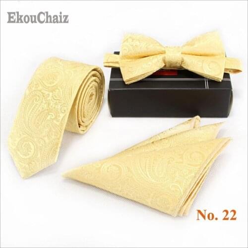 Festival Floral Tie Set Fashion Men Neck Ties Papillon Bowtie Fake Collar Party Wedding Gravata Slim Necktie Butterfly Cravate