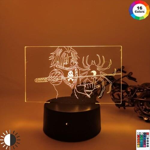 Night Lights Led Night Light Hunter X Hunter Feitan Lamp for Kids Bedroom Decor Nightlight HXH Gift Acrylic 3d Light Feitan