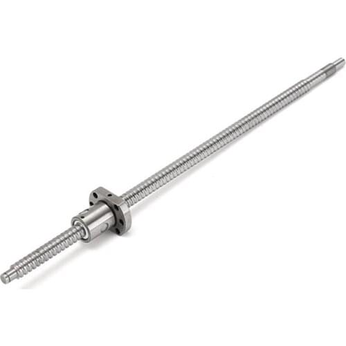 New CNC Ball Screw SFU1204 450mm Rolled Ballscrew Ballnut Anti-Backlash Without Side End Supports