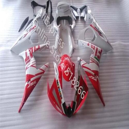 Fairing YZFR6 03 04 05 Fairings for YAMAHA YZFR6 2003 - 2005 Fairing Kits YZF600 R6 03 04 05 red white black Motorcycle Fairin