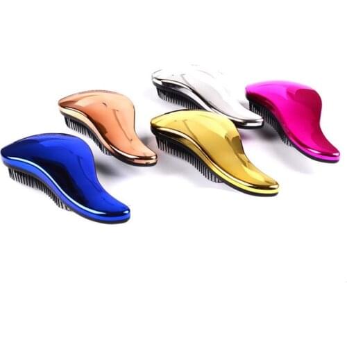 Plastic Anti Static Combs Styling Curly Long Straight Hair Comb Hairdressing Massage Combs Fashion Solid Color Massage Hairbrush