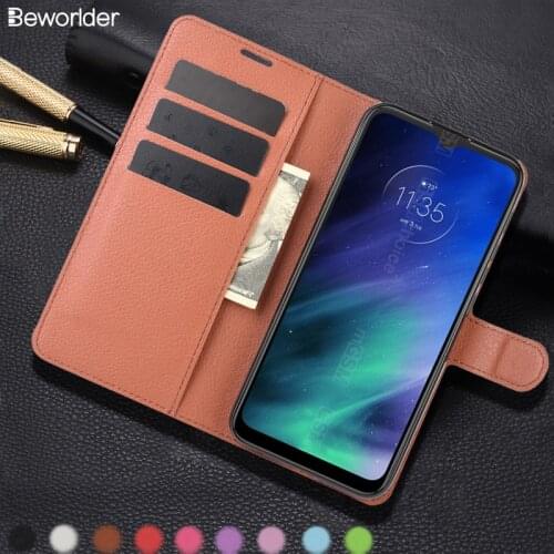 Protect Case For Motorola Moto One Fusion Plus PU Leather Flip Wallet Book Style Cover For MOTO One Hyper Marco Case One 5G Ace
