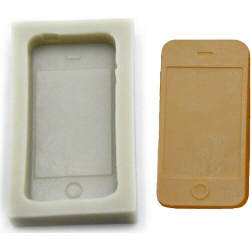 Mobile phone shaped cake decoration mold fondant cake silicone chocolate biscuit baking silicone mold