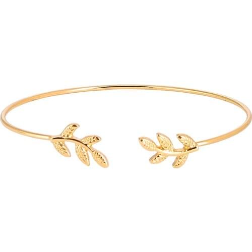 Golden Leaf Women Bracelet Fashion Gift For Bracelets
