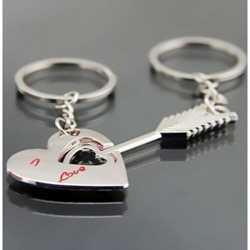 2pcs Valentines Day Gift I LOVE YOU Keychain Wedding Gifts for Guests Kids Bridesmaid Gift Baby Souvenirs Party Favors Present