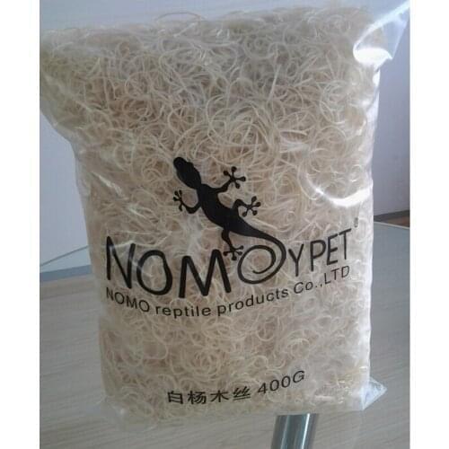 400g poplar wood wool Insects Box Pet cushion material Reptile carpet mat material bottom