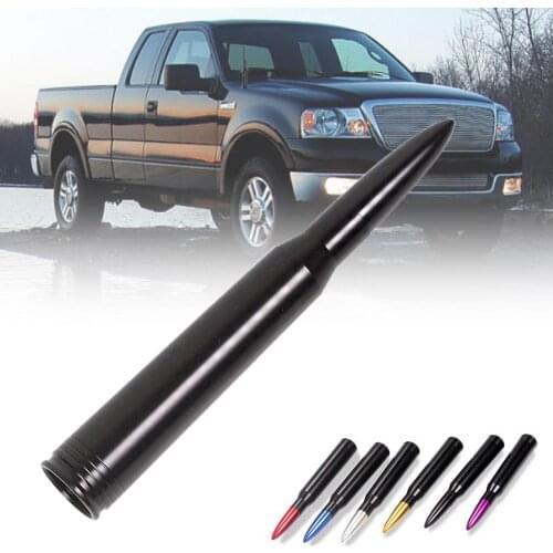 80% Hot Sales!! LKT041 Universal Car Short Antenna Replacement Aluminium Alloy Caliber Tip Antenna for Vehicles