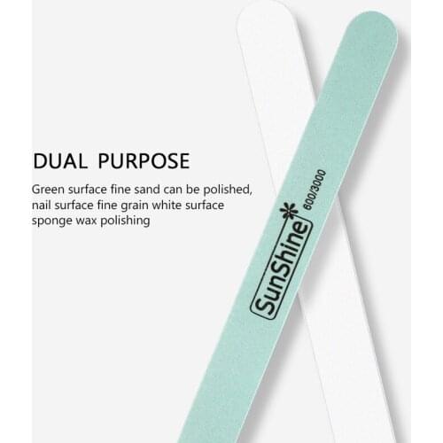 Double Sided Nail Polishing Strip Fingernail Smoother Buffer Polishing Blocks for Natural Nails Nail Manicure Tool NE