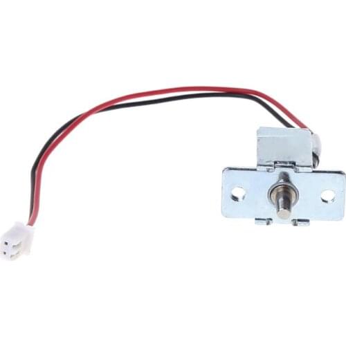 DC 12V 0.5A Mini Electric Magnetic Cabinet Bolt Push-Pull Lock Release Assembly Solenoid Access Control D08A