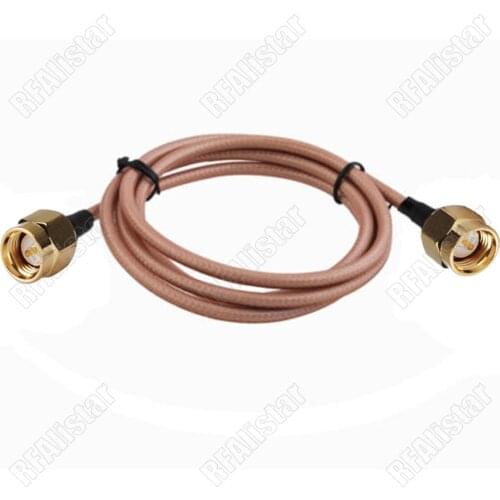 SMA Type Male Plug to SMA Male RG400 Adapter Coaxial Pigtail Extension Cable RG-400 WiFi 30cm/50cm/1M/2M/3M/5Meter Or Customize