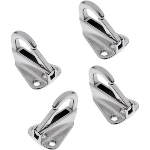 MagiDeal Marine 316Stainless Steel Snap Type 9mm Fender Hook for Boat Yacht