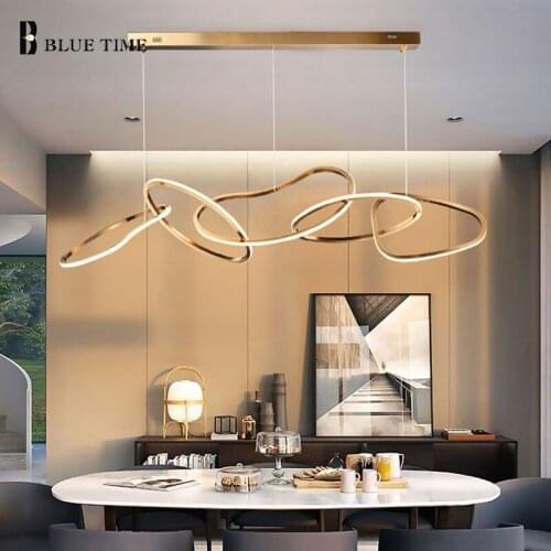 Minimalist Modern Led Chandelier Hanging Lamp 110V 220V Indoor Chandelier Lighting for Living room Dining room Kitchen Luminaire