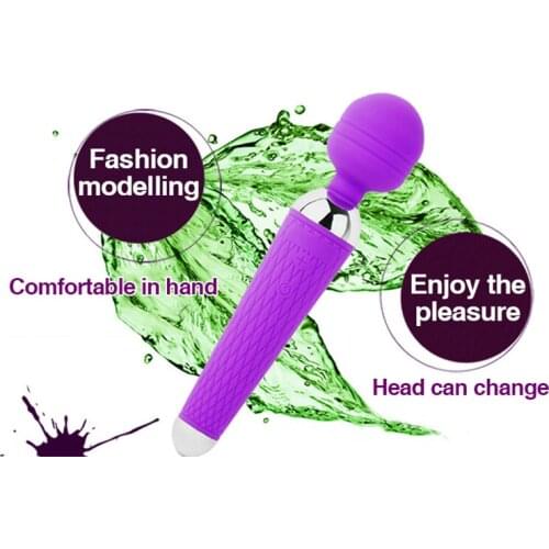 Powerful Av Stick Vibrator Magic Wand Adult Sex Toys For Women Dildo Vagina Clitoris Stimulator G Spot Massager USB Rechargeable