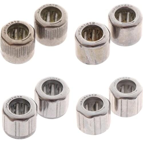 2pcs Bearing HF081412 Outer Ring Octagon/Hexagonal One-way Needle Roller Bearing
