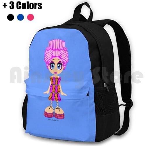 Flip-Flop Dress Doll Outdoor Hiking Backpack Riding Climbing Sports Bag Flip Flop Doll Priscilla Queen Desert Flipflop Movie