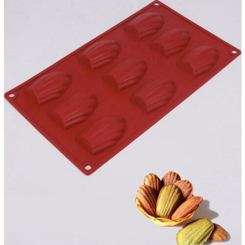 DIY Shell Shaped Silicone Cake Mold Chocolate Madeleine Mold Bakeware Cookie Mould Candy Mold Ice Cube Tray