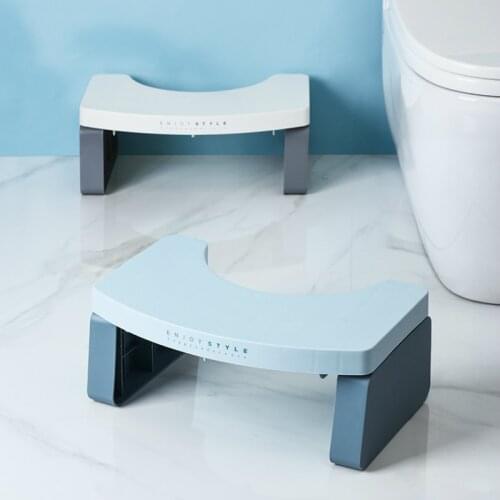 Foldable Toilet Squatting Stool Non-slip Toilet Footstool Anti Constipation Stools Portable Step for Home Bathroom Dropshipping