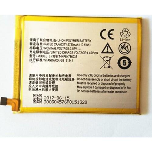Li3927T44P8h786035 Battery for ZTE Blade V7 A910 /5.5inch/ A910T BA910 A512 Xiaoxian 4 BV0701 smart phone Battery Replacement