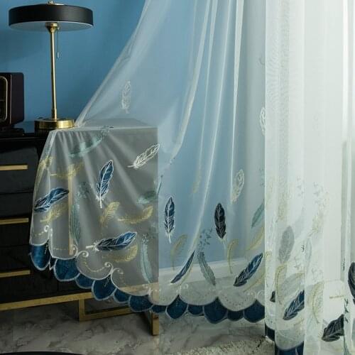 Modern decorative curtains jacquard gray curtains window curtain for bedroom window blind