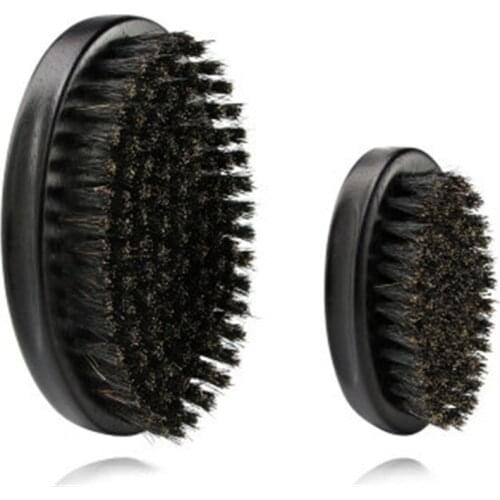 Mustache Bearded Bristle Brush Handle-Designed Sweeping Tools Pomade Hair Modeling Accessories E117