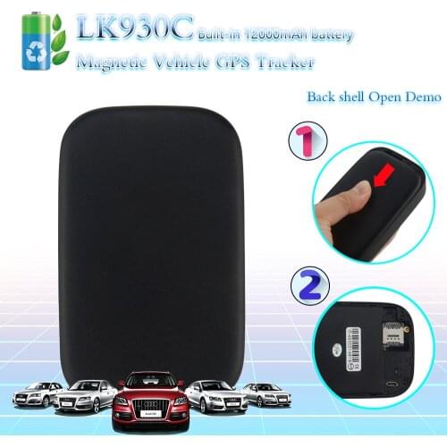 Waterproof Powerful Magnet GPS Tracker LK930C with 12000mAh Battery 120days Standby Time GPS Tracker for Car GPS Vehicle Locator