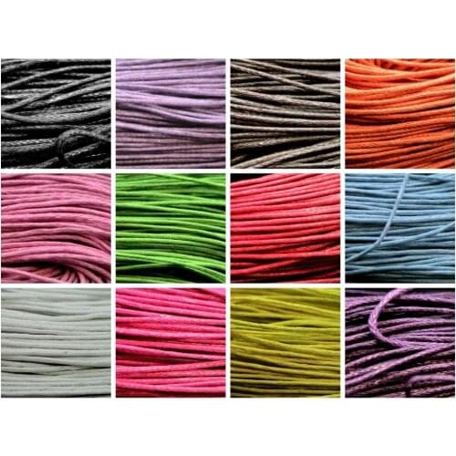 80m*2 1.5mm Waxed Cotton Cord Bundle coated Jewellery Making String Thread beading cord varies colors free shipping HOT