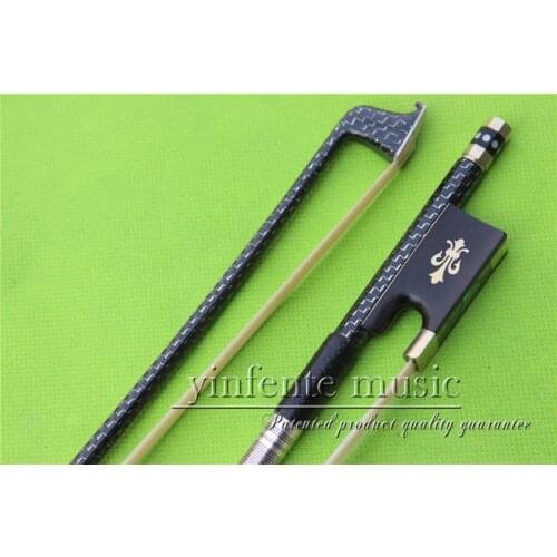 X-029 # new one 4/4 Violin Bow Carbon Fiber Fine Flame Sliver String High Quality