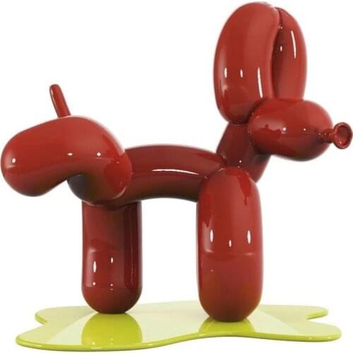 Animal Home Decor Red Cute Peeing Dog Ornaments Wedding Gift Creative Simulation Peeing Dog Statues Home decoration A1437