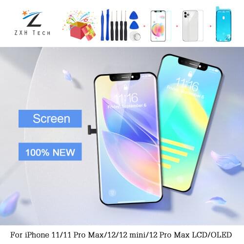 AAA+++ For iPhone 11 LCD With 3D Touch Digitizer Assembly No Dead Pixel LCD Screen Replacement Display For iPhone 11 pro OLED