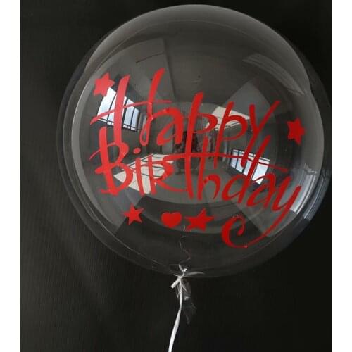 1pc Balloon Sticker for Bubble Clear Helium Balloon Birthday Party Decoration Wedding Valentines Day Baby Shower Party Favors