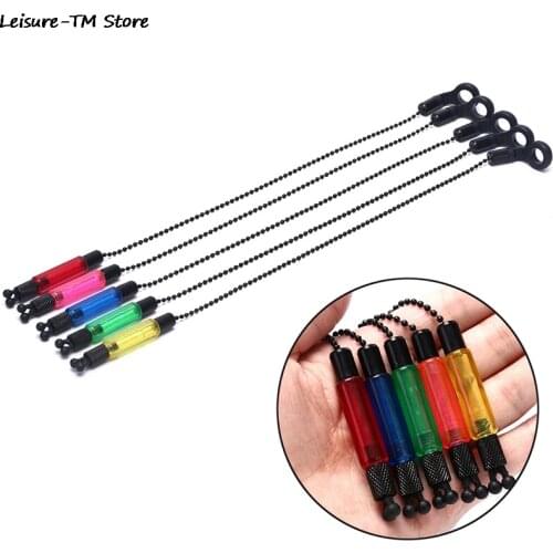 1pc Carp Fishing Alarms Swinger Fishing Hangers Bobbins Swingers For Fishing Bite Alarm Indicator Red/Pink/Yellow/Blue/Green