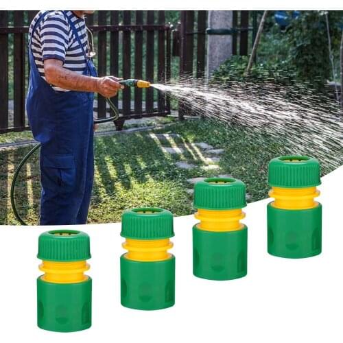 10Pcs 1/2" Garden Tap Water Hose Pipe Quick Connectors Irrigations Thread Joint System