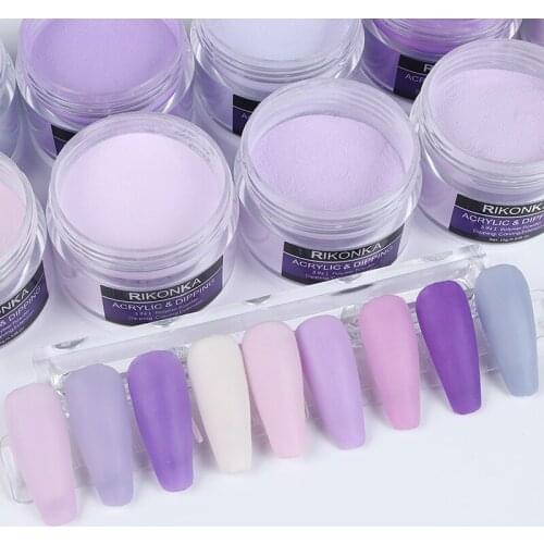 15g Different Shades Warm Pink Nail Acrylic Powder Crystal Carving Bulk Fine Dust For Nail Extended Builder Professional Tools