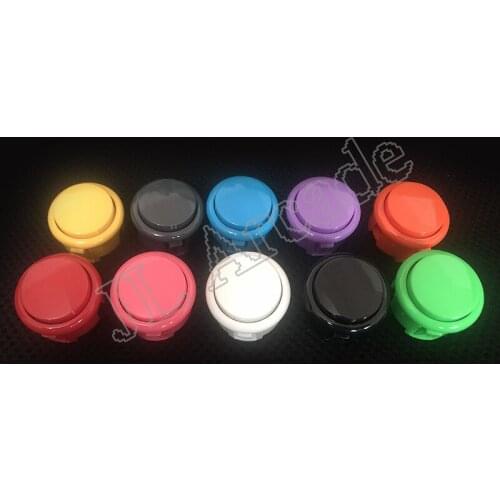 Free shipping 50 pcs / batch copy Sanwa 30mm push button switch, button of high quality for the arcade game DIY machine parts