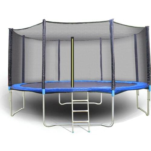 Large Indoor Trampoline with Protection Net Adult Children Jumping Bed Outdoor Trampolines Exercise Bed Fitness Equipment