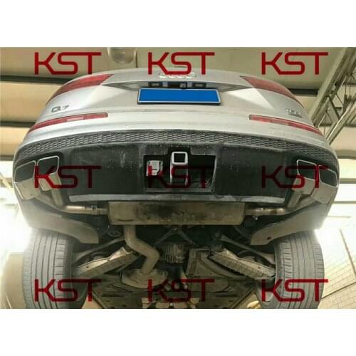 Crazy2021 Fit For 16-18 Audi Refit Sq7 Pipe, Q7 Stainless Steel Four Outlet Rsq7 Tail Pipe