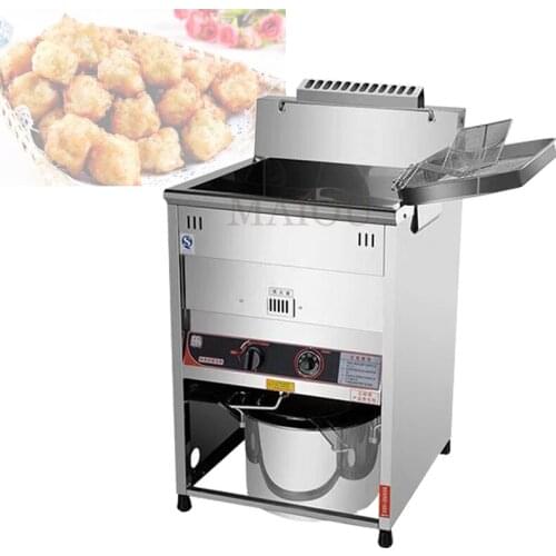 Electric Fryer Machine Commercial Vertical Automatic Thermostat Multifunction Single Cylinder High Capacity Fry Pan Fried Chicke
