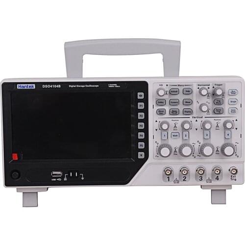 Hantek DSO4104B 100MHz 1GS/s 4CH Oscilloscope EXT DVM USB PC LCD Auto Range Function Generator