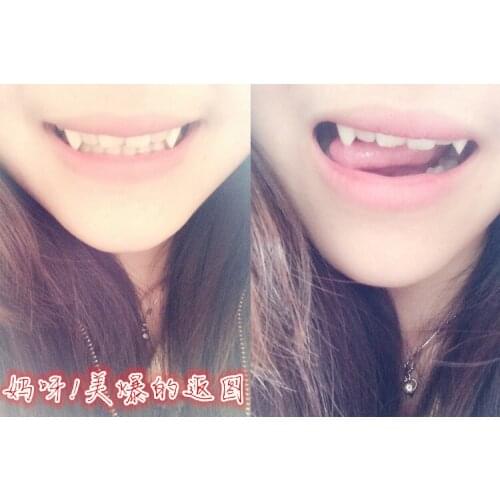 Halloween vampire vampire zombie teeth dentures plasma cosplay