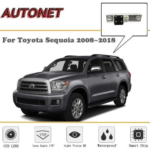 AUTONET Rear View camera For Toyota Sequoia MK2 2008~2018/CCD/Night Vision/Reverse Camera/Backup Camera/license plate camera