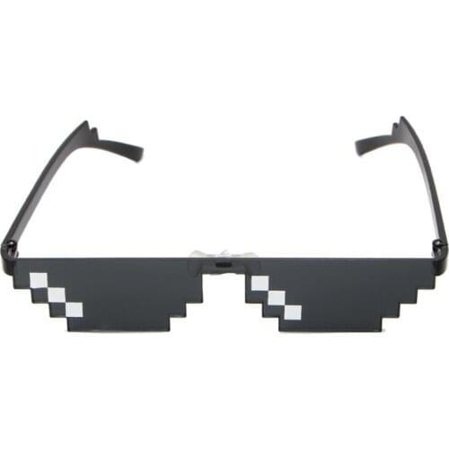 Cool 3 Bit MLG Pixelated Sunglasses Deal With It Glasses Pixel Sunglasses M2EB