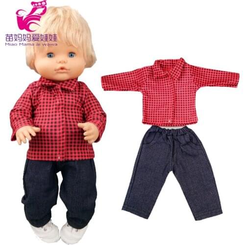 40cm Nenuco doll costume blouse pants Ropa y su Hermanita baby doll clothes set