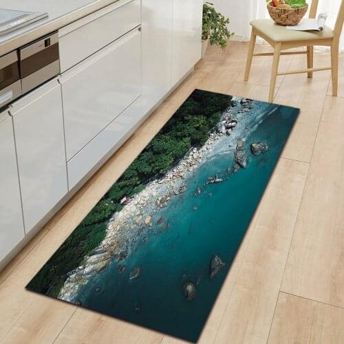 Ocean Series Home Kitchen Carpet Entrance Doormat Decorations For Living Room Piecies Non-Slip Bath Mat Soft Hallway Balcony Rug